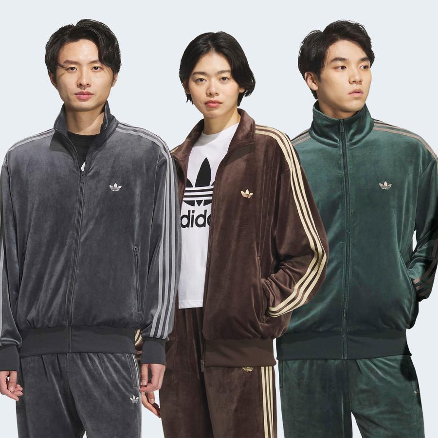 【激レア】adidasジャージ　ベロア　モノグラム　モノトラックトップ　XL 激レア】adidasジャージ ベロア モノグラム モノトラックトップ XL