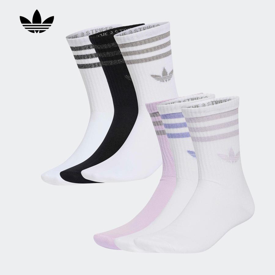 adidas Originals アディダス 3足組 靴下 スリーストライプス