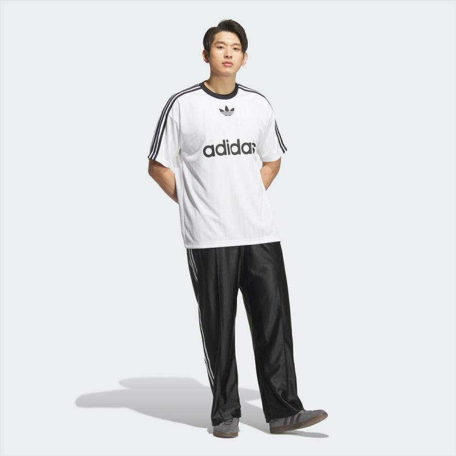 adidas Originals アディダス 光沢 ジャージパンツ 黒×金 KKU14
