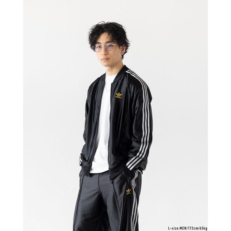 adidas Originals アディダス 光沢 ジャージ 黒×金 JZO91 adidas Originals アディダス 光沢 ジャージ 黒×金 JZO91