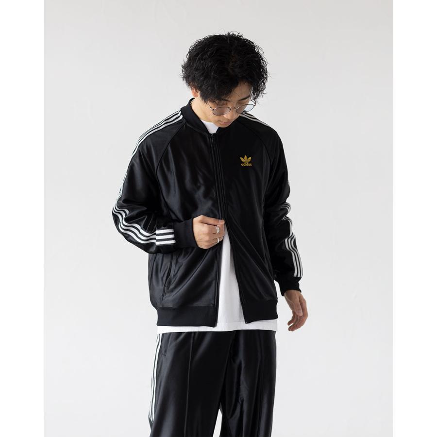 adidas Originals アディダス 光沢 ジャージ 黒×金 JZO91 adidas Originals アディダス 光沢 ジャージ 黒×金 JZO91