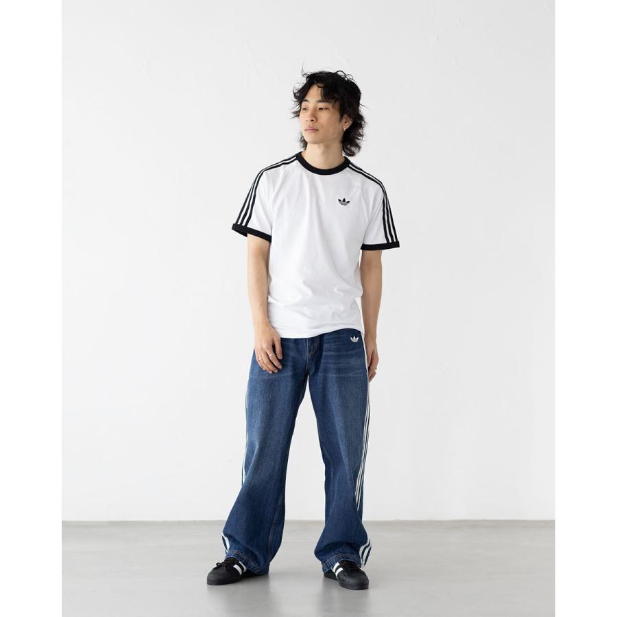 アディダス adidas Originals ビンテージ ダッドジーンズ デニム UB115 レディース メンズ バレルレッグ ヴィンテージ USED加工の画像