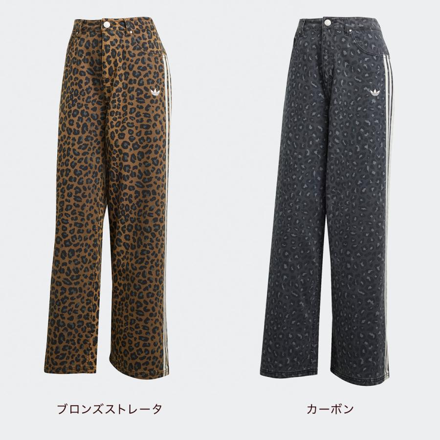 adidas Originals アディダス レオパード デニム ルーズパンツ TP154