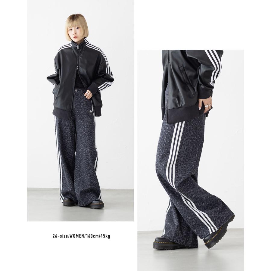 adidas Originals アディダス レオパード デニム ルーズパンツ TP154