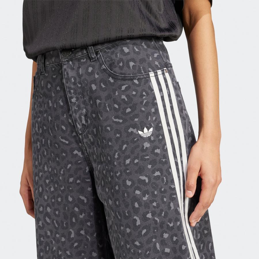 adidas Originals アディダス レオパード デニム ルーズパンツ TP154