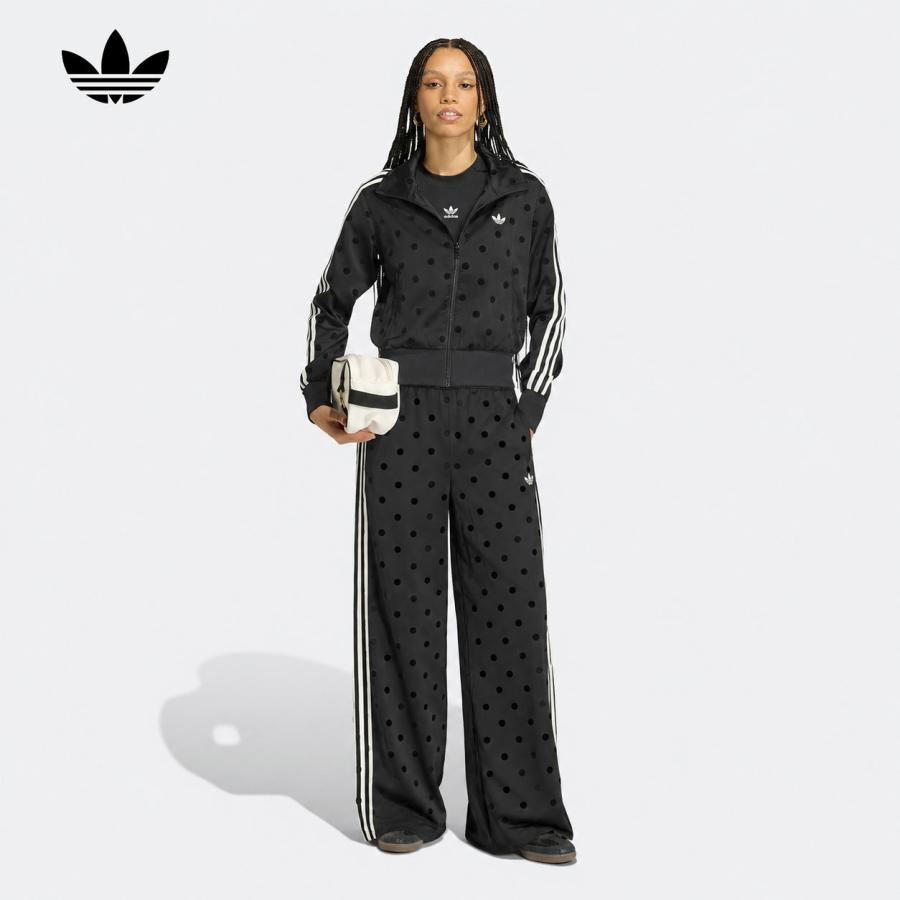 adidas Originals アディダス ジャージ 上下組 サテン ポルカドット
