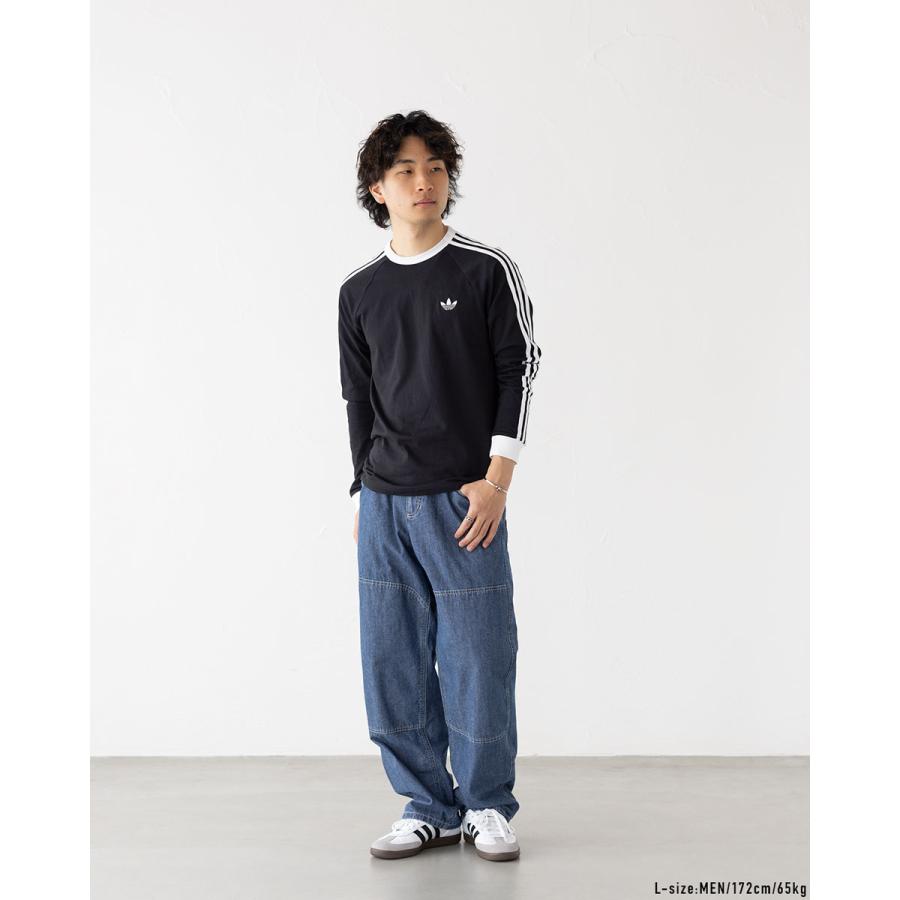 adidas Originals アディダス スリーストライプス ロングスリーブ T
