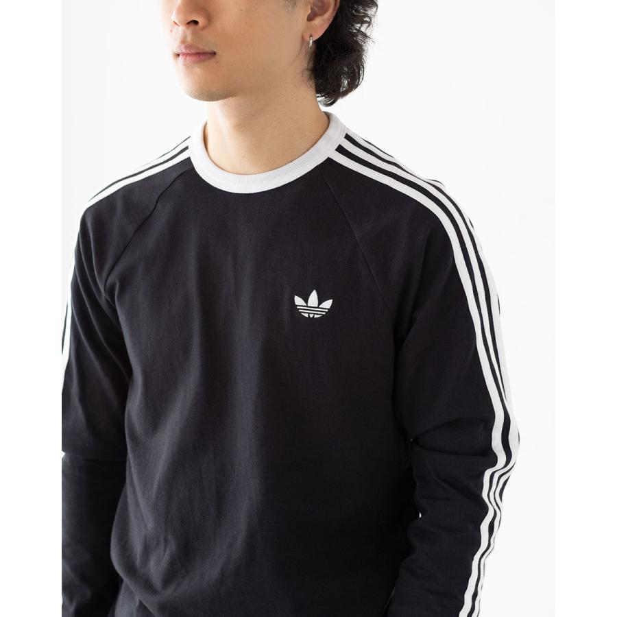 adidas originals スリーストライプス　ロングTシャツ adidas Originals アディダス スリーストライプス ロングスリーブ T