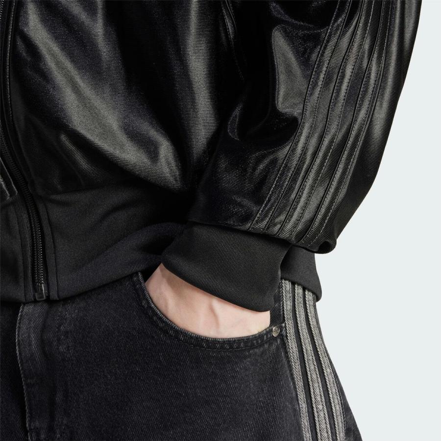 adidas ジャージ　光沢ブラック adidas アディダス メンズ ジャージ 上下セット KNA80 KNA77