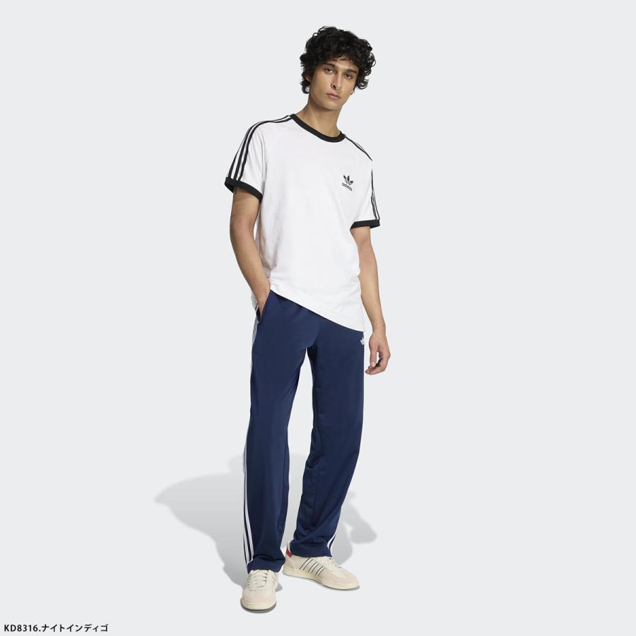 妖*魚様 y2k adidas トラックパンツ ワイド ネイビー パフォーマンス adidas Originals アディダス オリジナルス メンズ ファイヤーバード