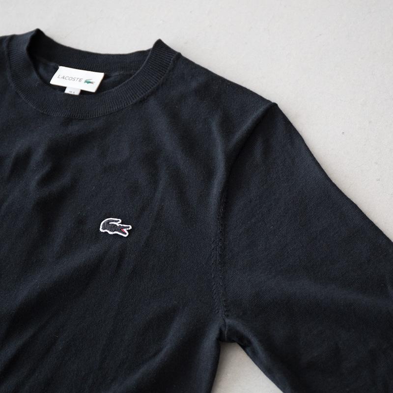 LACOSTE（ラコステ） ウォッシャブルウールクルーネックニットセーター