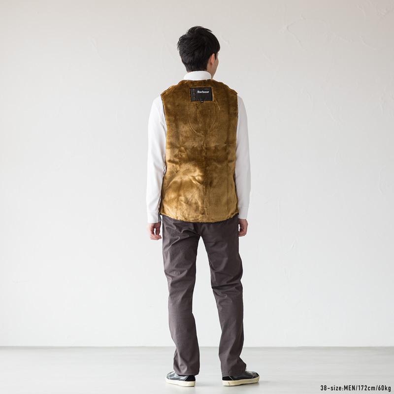 Barbour バブアー フロントジップ ファー ライナー ベスト Barbour バブアー フロントジップ ファー ライナー ベスト