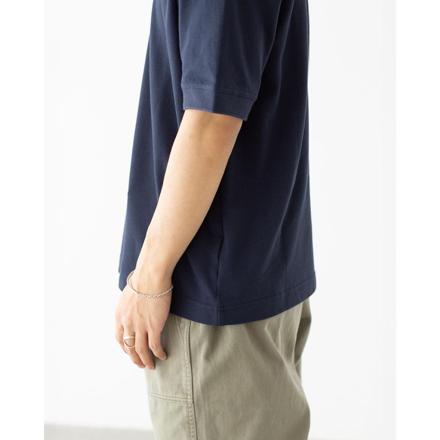 Barbour ポロシャツ　ネイビー　38 Barbour（バブアー） 半袖ポロシャツ メンズ CORPATCH POLO BARBOUR