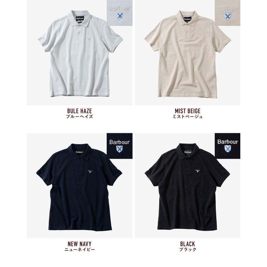 Barbour（バブアー） オリジナル スポーツ ポロシャツ アジアフィット