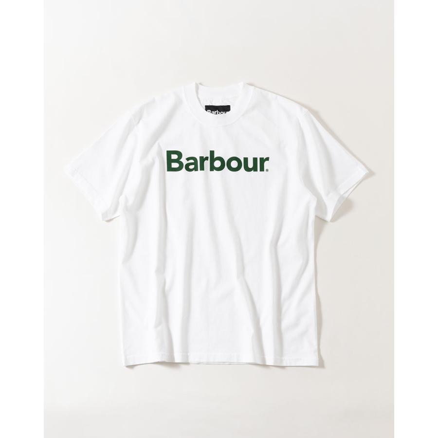 Barbour（バブアー） オーバーサイズド Tシャツ Barbour MTS1406 ロゴ