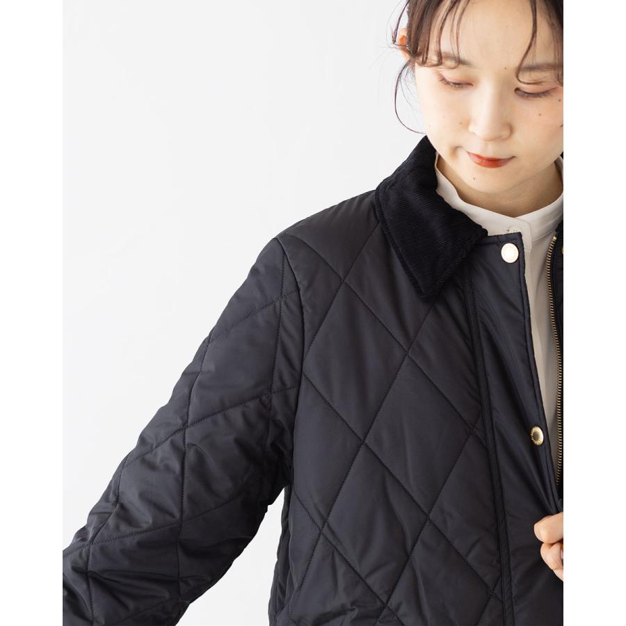 【美品】CPG ブラック キルティングジャケット S Barbour（バブアー） メレディス キルティング ジャケット Barbour