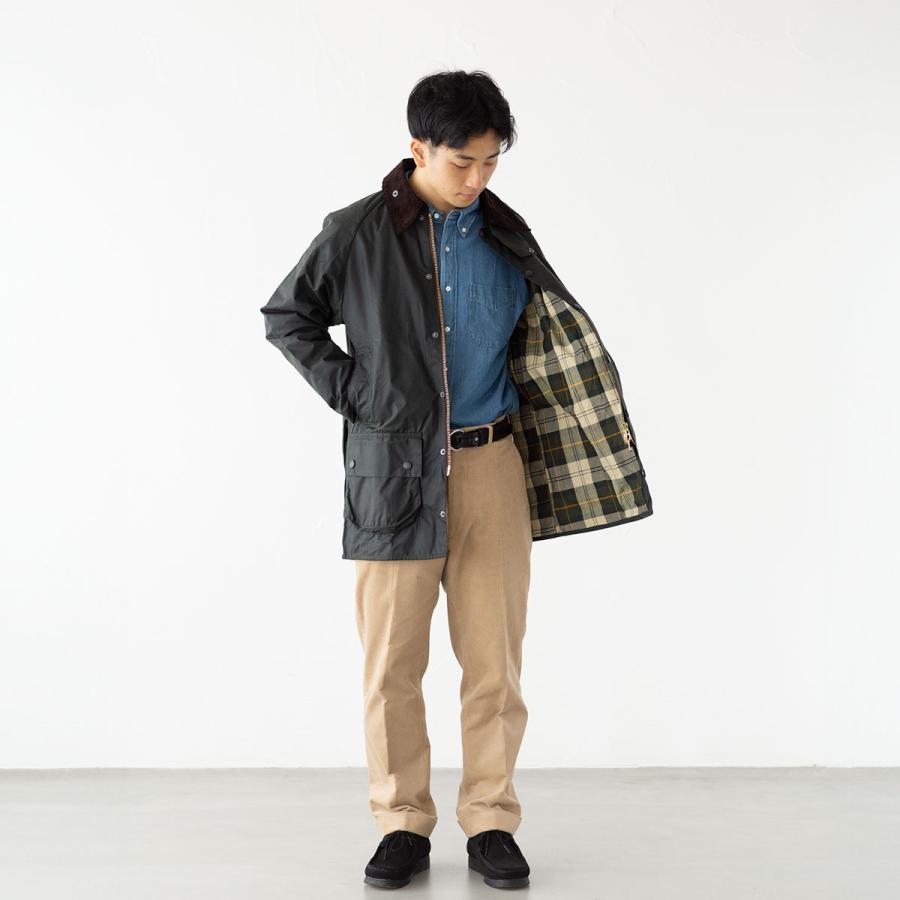 Barbour OS Burberry オイルドジャケット　セージ38 Barbour OS Burberry オイルドジャケットセージ38