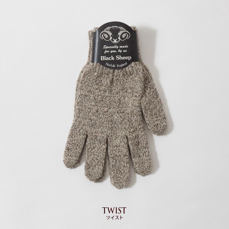 Black Sheep（ブラックシープ） 英国製 ウール グローブ GL07 メンズ