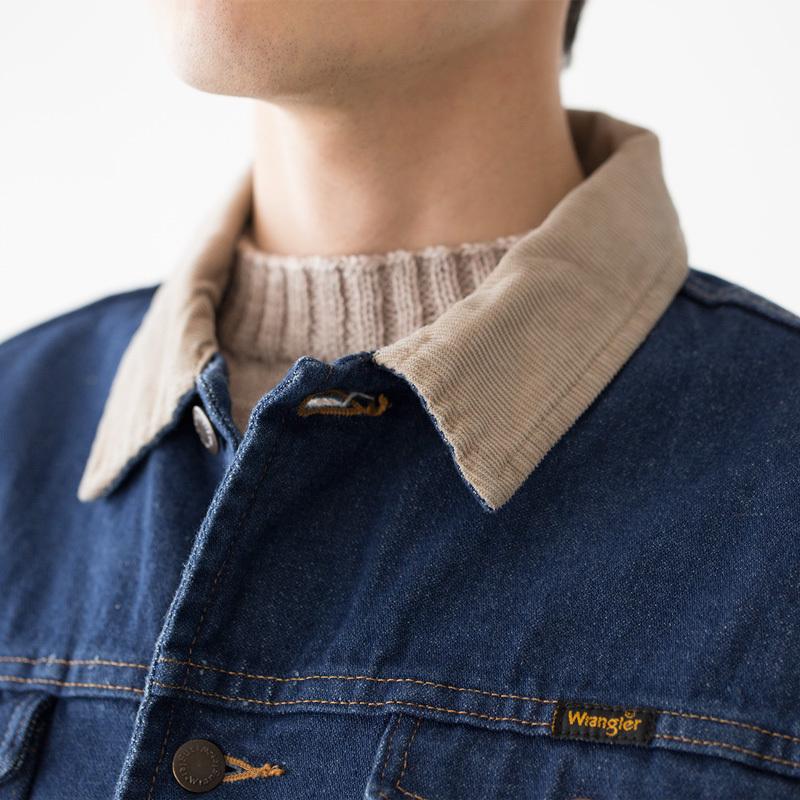 Wrangler ラングラー デニムジャケット コーデュロイカラー Wrangler ラングラー デニムジャケット コーデュロイカラー