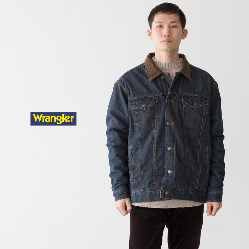 ラングラー デニムジャケット ブランケット裏地 74265RT ラスティック ブロークンデニム COWBOY CUT BLANKET LINED DENIM JACKET｜cocochiya