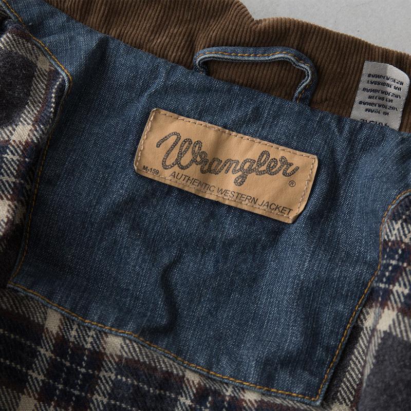 Wrangler ラングラー デニムジャケット ブランケット裏地 Wrangler ラングラー デニムジャケット ブランケット裏地