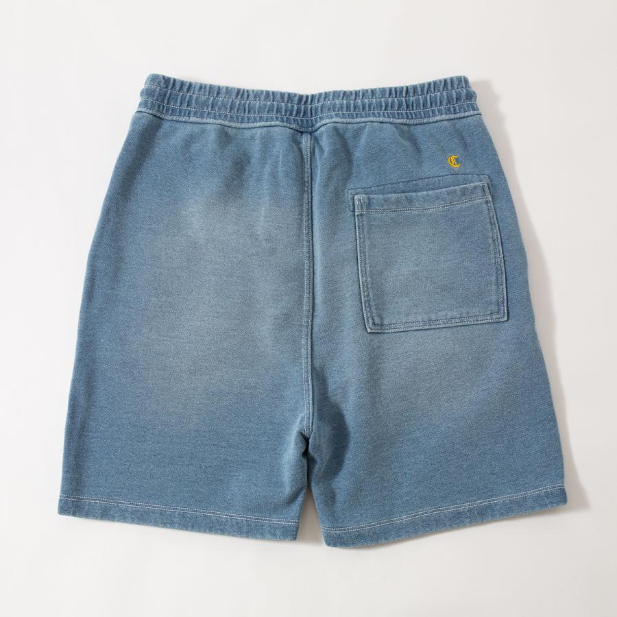 Champion（チャンピオン） インディゴ染め スウェット ショーツ C3