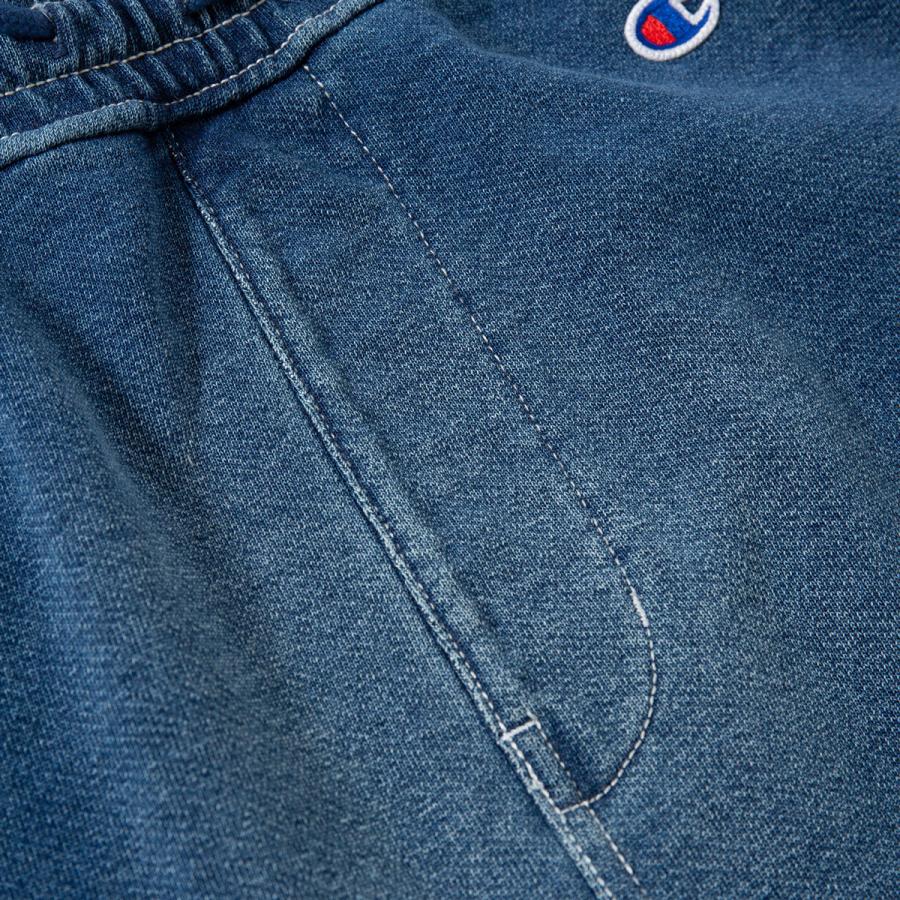 Champion（チャンピオン） インディゴ染め スウェット ショーツ C3
