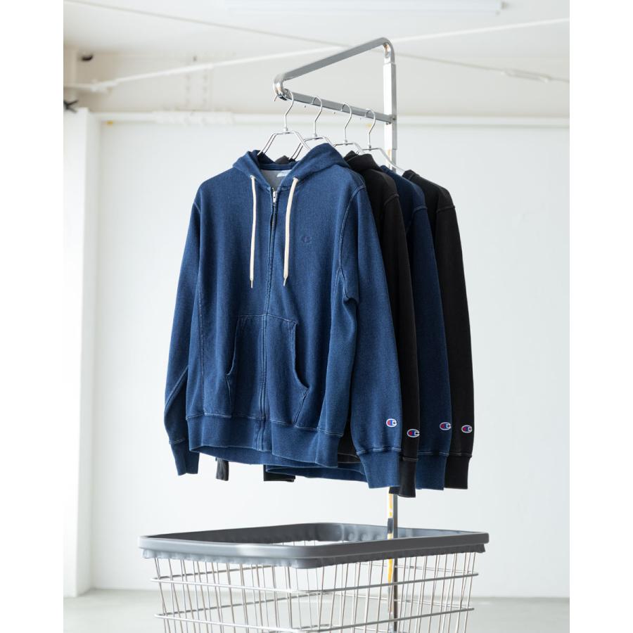 【champion】リバースウィーブ/ジップパーカー/レディースM/インディゴ Champion（チャンピオン） パーカー インディゴ染め リバースウィーブ