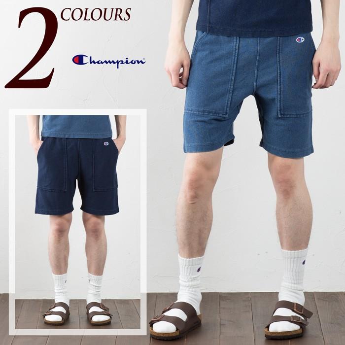 Champion（チャンピオン） インディゴ ショーツ Reverse Weave