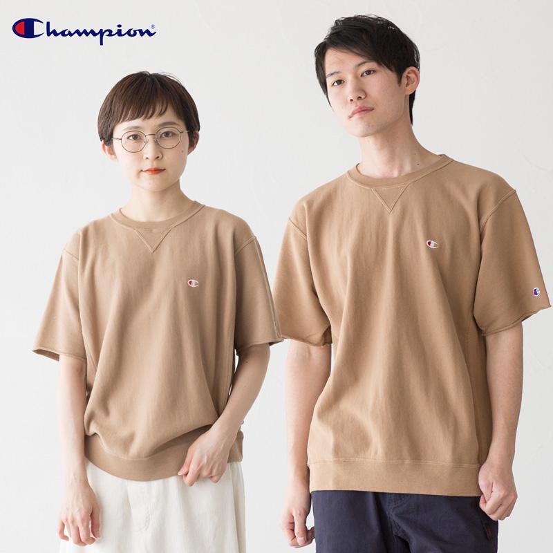 チャンピオン リバースウィーブ ハーフスリーブ クルーネック  