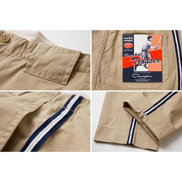 50%OFF Champion ベースボール チノ トラウザー ベージュ