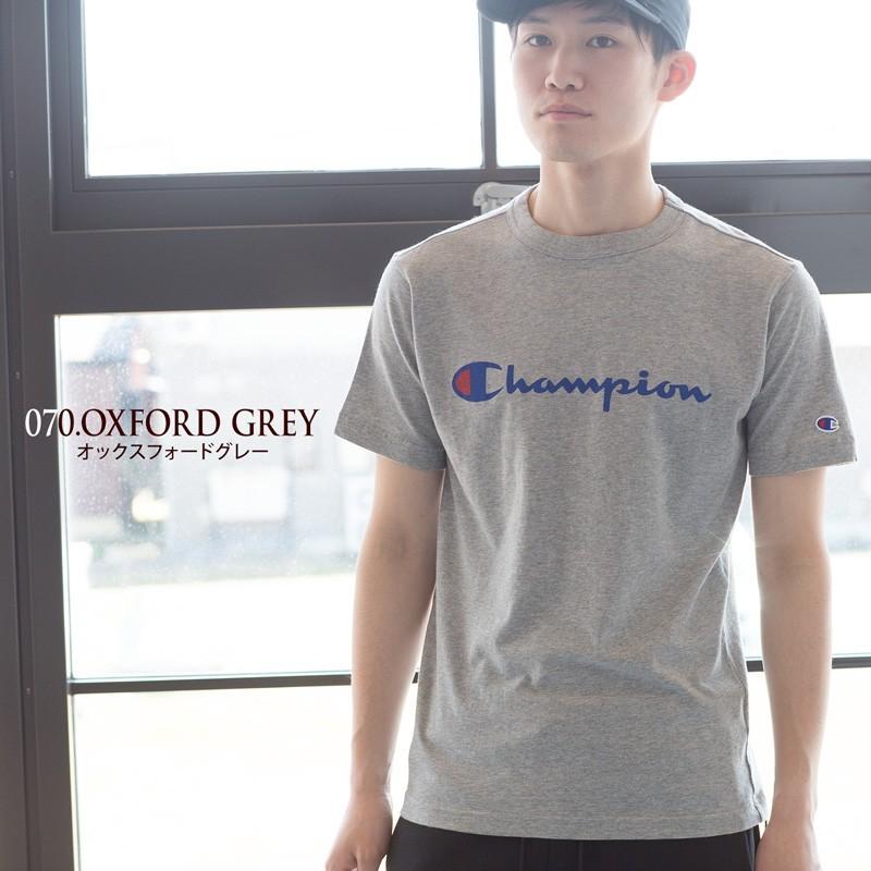 20%OFF チャンピオン ベーシック Tシャツ C3-P302 スクリプトロゴ 筆記