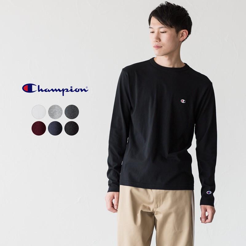 チャンピオン ベーシック ロングスリーブ Tシャツ C3-P401 ワン