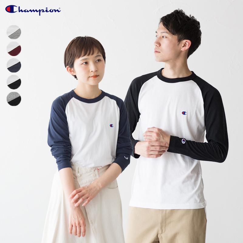 チャンピオン ベーシック ラグラン ロングスリーブ Tシャツ C3 チャンピオン ベーシック ラグラン ロングスリーブ Tシャツ C3