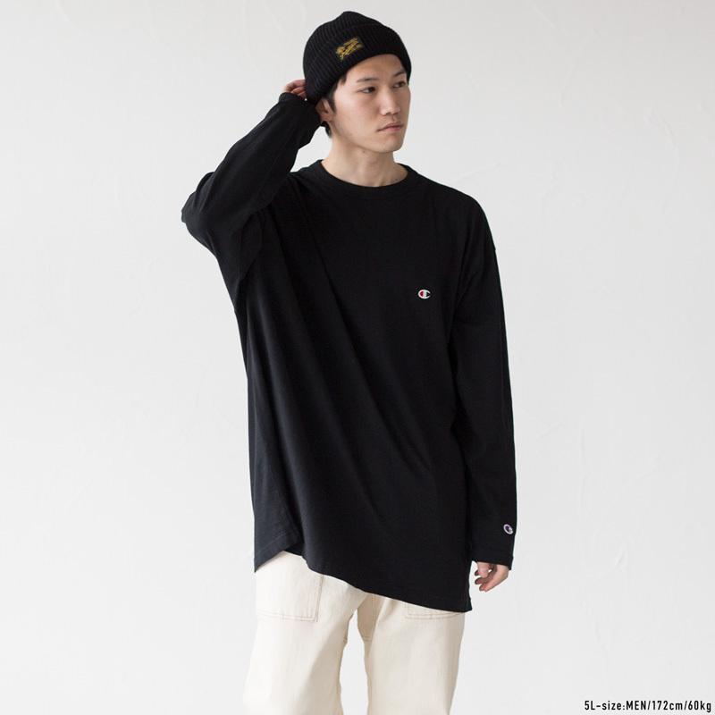 CH ブラック ロングスリーブTシャツ M ITEMS URBANRESEARCH（アイテムズ アーバンリサーチ） tシャツ ポンチ