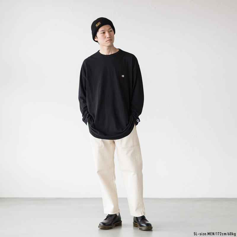 LOHEN ローヘン カーブスリーブロングTシャツ ブラック LOHEN ローヘン カーブスリーブロングTシャツ ブラック LOHEN カーブ