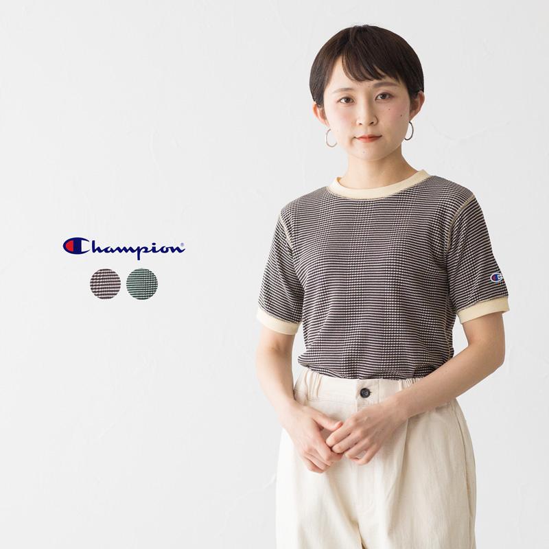 Champion（チャンピオン） ウィメンズ ショートスリーブ ボーダー T