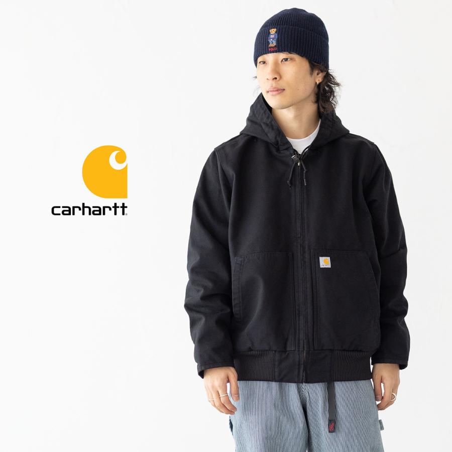 【美品】カーハート Carhartt アクティブジャケット 黒 130 Carhartt（カーハート） ジャケット アクティブジャケット メンズ