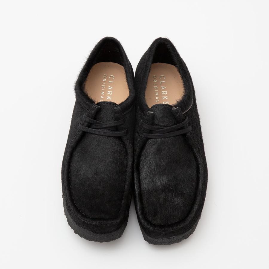 クラークス ワラビー ブラックヘアーオン Clarks Wallabee 26174031 日本正規品 メンズ シューズ｜cocochiya｜02