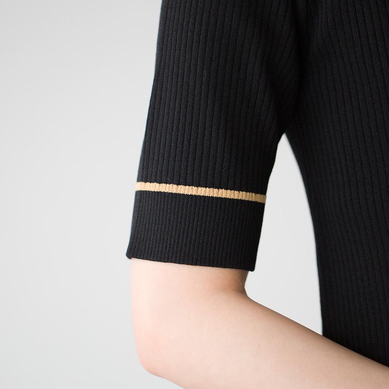 FRED PERRY（フレッドペリー） リブ ニット ドレス D3154 ワンピース