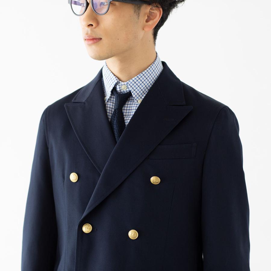 D.C.WHITE ディーシーホワイト 紺ブレ ダブルブレステッド