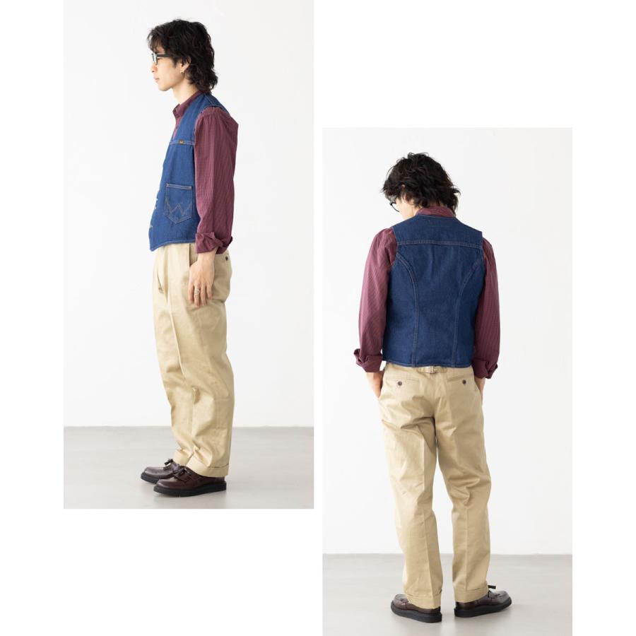 Wrangler（ラングラー） デニムベスト 74130PW メンズ カウボーイ ジレ