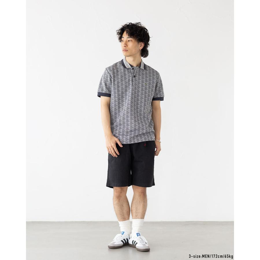 LACOSTE（ラコステ） モノグラム ジャカード ポロシャツ DH1417 DH0073