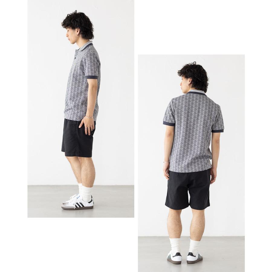 LACOSTE（ラコステ） モノグラム ジャカード ポロシャツ DH1417 DH0073