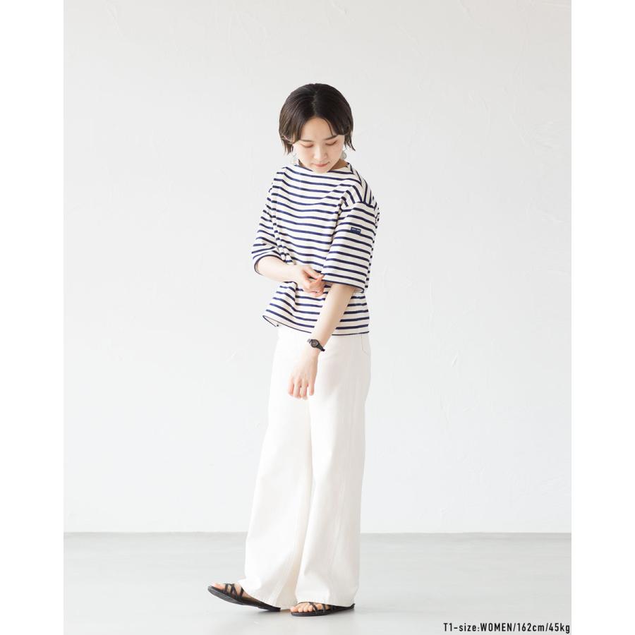 日本正規品 セントジェームス ウエッソン ルーズ 半袖 ドロップショルダー SAINT JAMES 20JC TEE LOOSE 8733 8725 レディース メンズ 無地 ボーダーの画像
