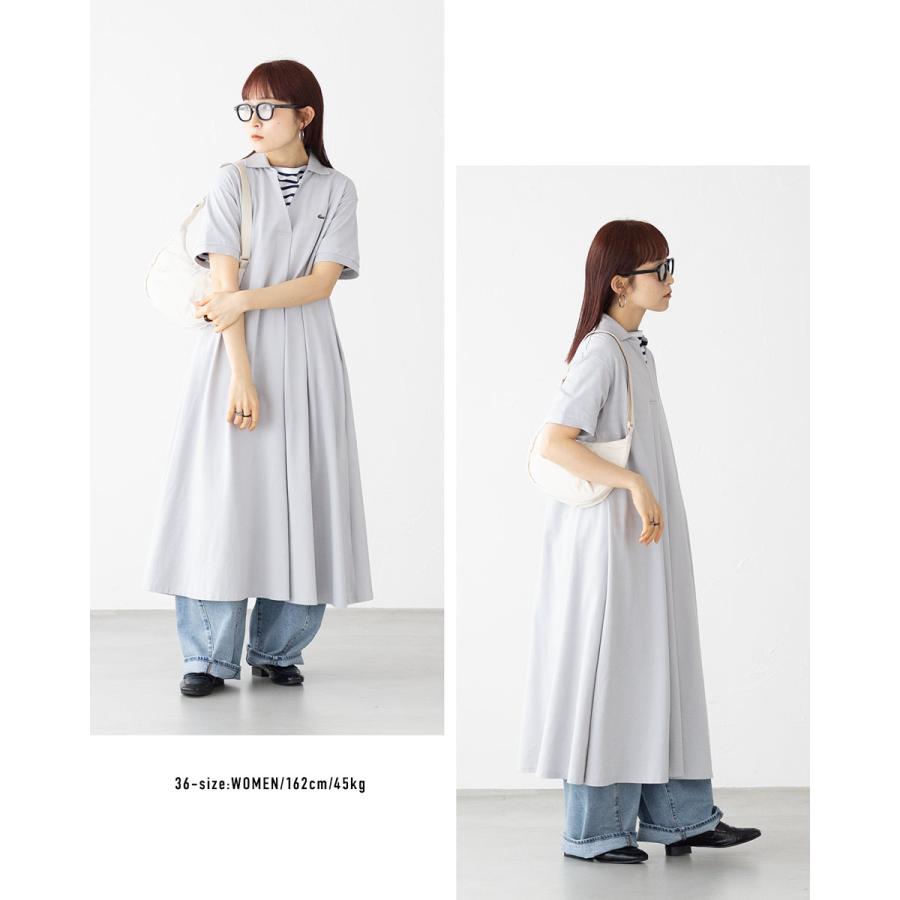 LACOSTE（ラコステ） ワンピース スキッパーネック ポロドレス LACOSTE