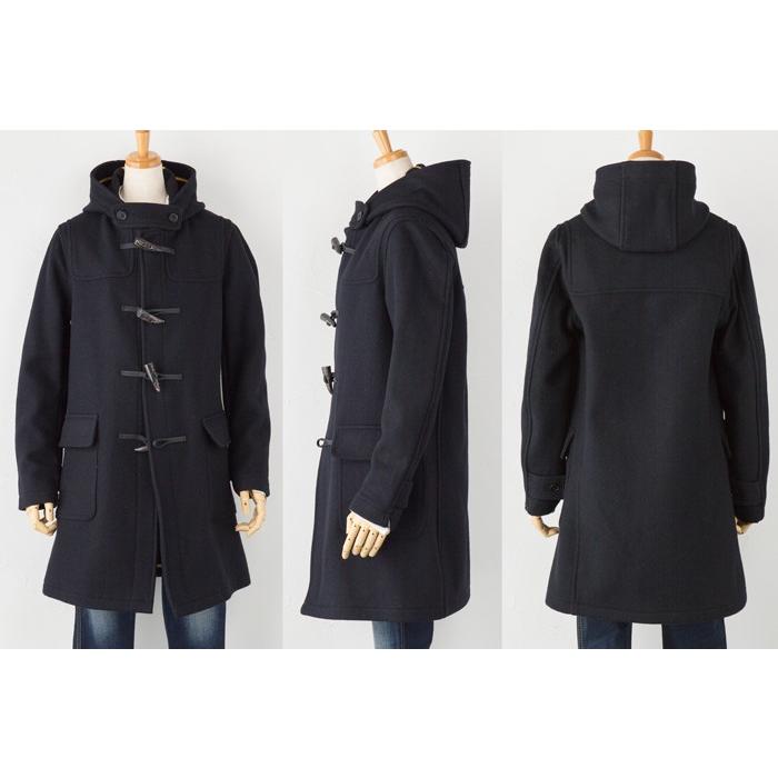 フィデリティ レディース コート アメリカ製 ロング ダッフルコート FIDELITY 24oz LONG DUFFLE COAT LEATHER  LOOP &HORN TOGGLE MADE IN USA フィデリテ