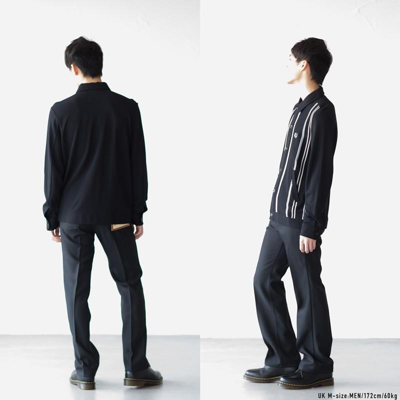 フレッドペリー ストライプド シャツ カーディガン F1813 ニット素材 メンズシャツ F1813 ココチヤ 通販 Yahoo ショッピング