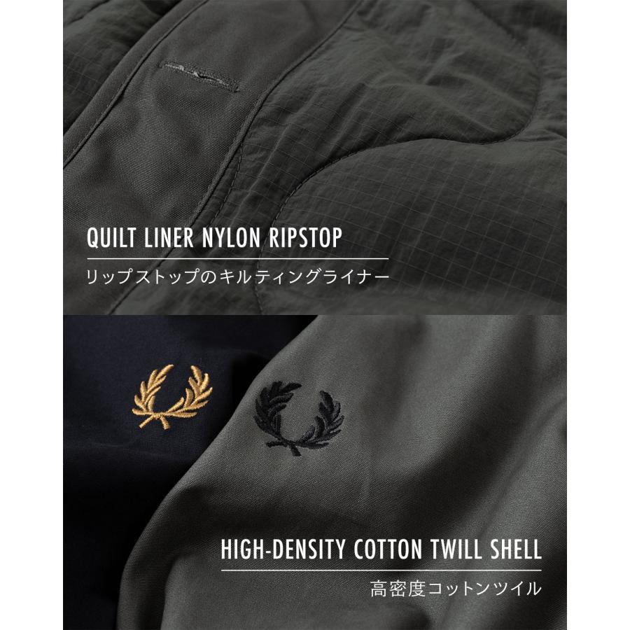 FRED PERRY モッズコート　キルティングライナー　月桂樹ロゴ　XL FRED PERRY（フレッドペリー） モッズコート ハーモナイズド パーカー