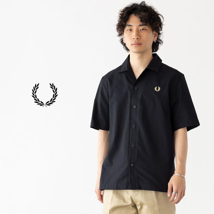 FRED PERRY（フレッドペリー） バスケットウィーブ シャツ M2438